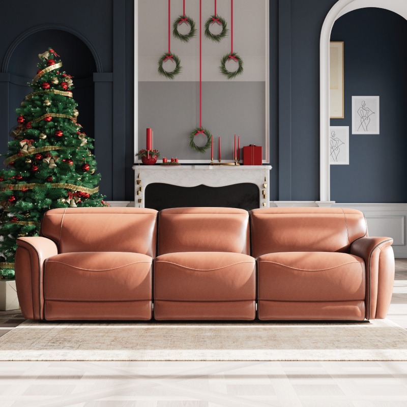Leather sofa