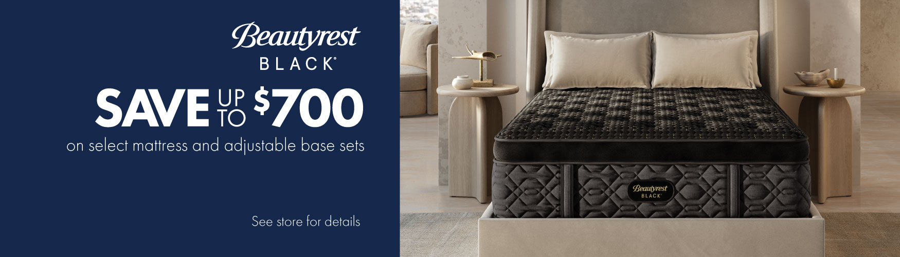 Beautyrest Black - Save up to $700 on select mattress and adjustable base sets