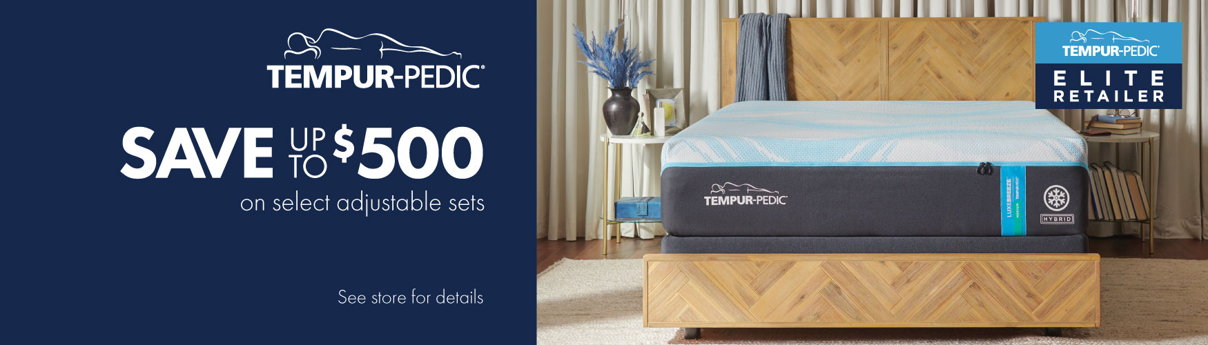 Tempur-Pedic - Save up to $500 on select adjustable sets