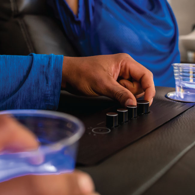 Next-level recliners designed to surround you in comfort and sound