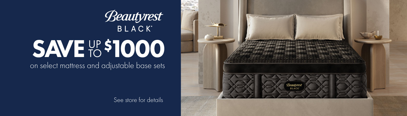 Beautyrest Black - Save up to $1000 on select mattress and adjustable base sets