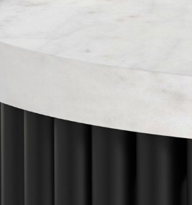 White Marble / Black