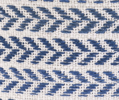 Indigo/White